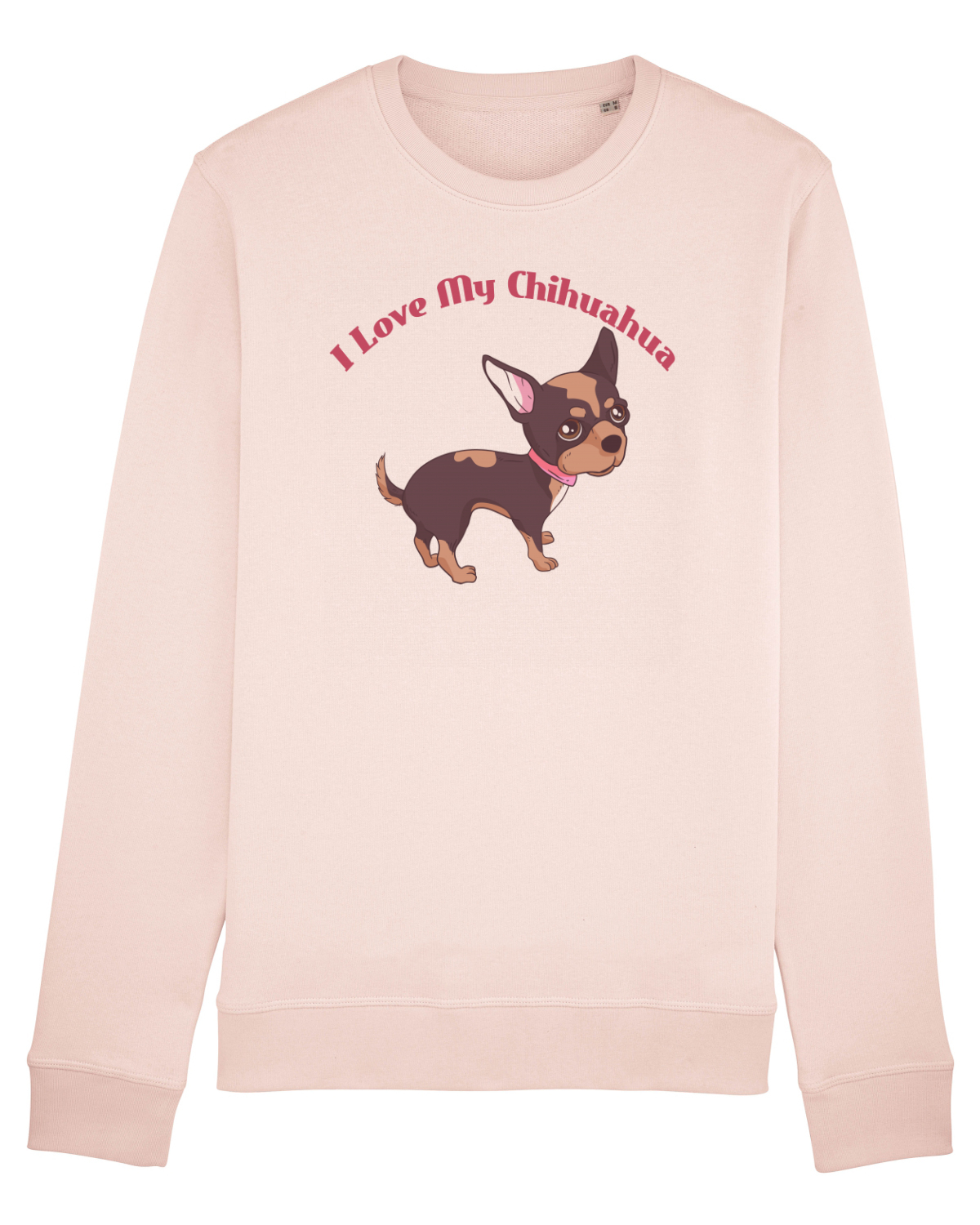 Bluză mânecă lungă Unisex Rise Candy Pink