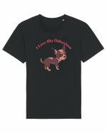 I Love My Chihuahua Tricou mânecă scurtă Unisex Rocker