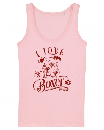 I Love My Boxer Cotton Pink
