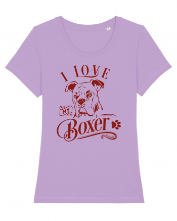 I Love My Boxer Lavender Dawn