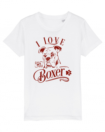 I Love My Boxer White