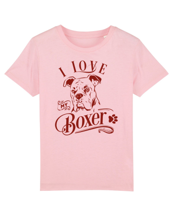 I Love My Boxer Cotton Pink