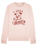 I Love My Boxer Bluză mânecă lungă Unisex Rise