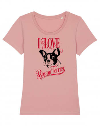 I Love Boston Terrier Canyon Pink