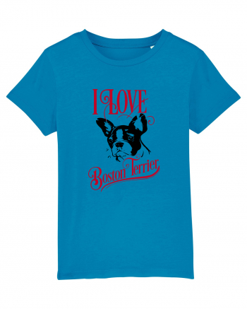 I Love Boston Terrier Azur