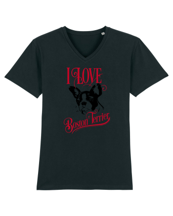 I Love Boston Terrier Black