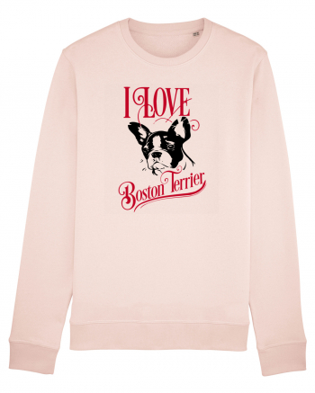 I Love Boston Terrier Candy Pink