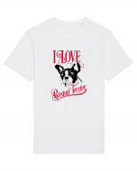 I Love Boston Terrier Tricou mânecă scurtă Unisex Rocker