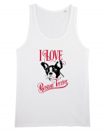 I Love Boston Terrier Maiou Bărbat Runs