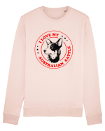 I Love My Australian Cattle Bluză mânecă lungă Unisex Rise