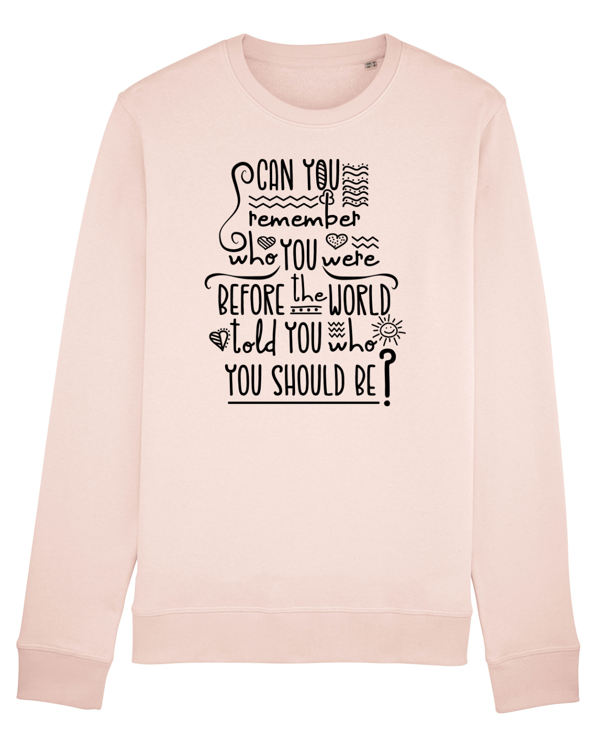 Bluză mânecă lungă Unisex Rise Candy Pink