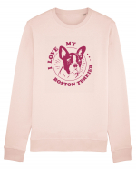 I Love My Boston Terrier Bluză mânecă lungă Unisex Rise