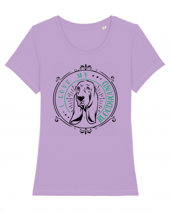 I Love My Bloodhound Lavender Dawn