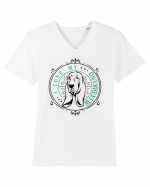 I Love My Bloodhound Tricou mânecă scurtă guler V Bărbat Presenter