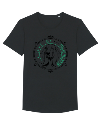 I Love My Bloodhound Black