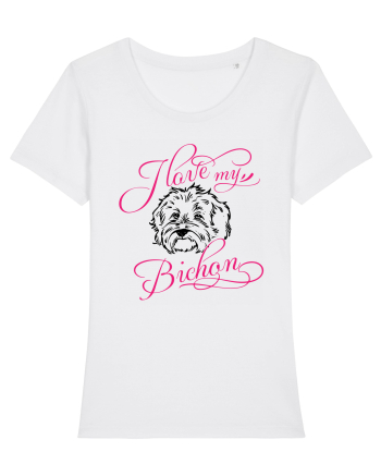 I Love My Bichon White