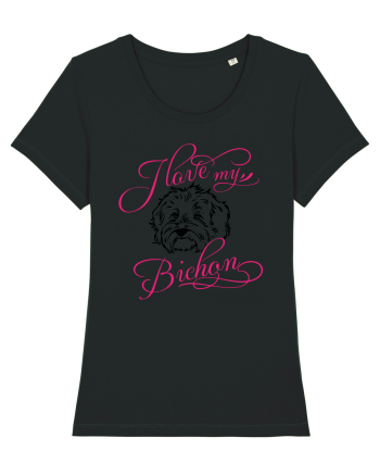 I Love My Bichon Black
