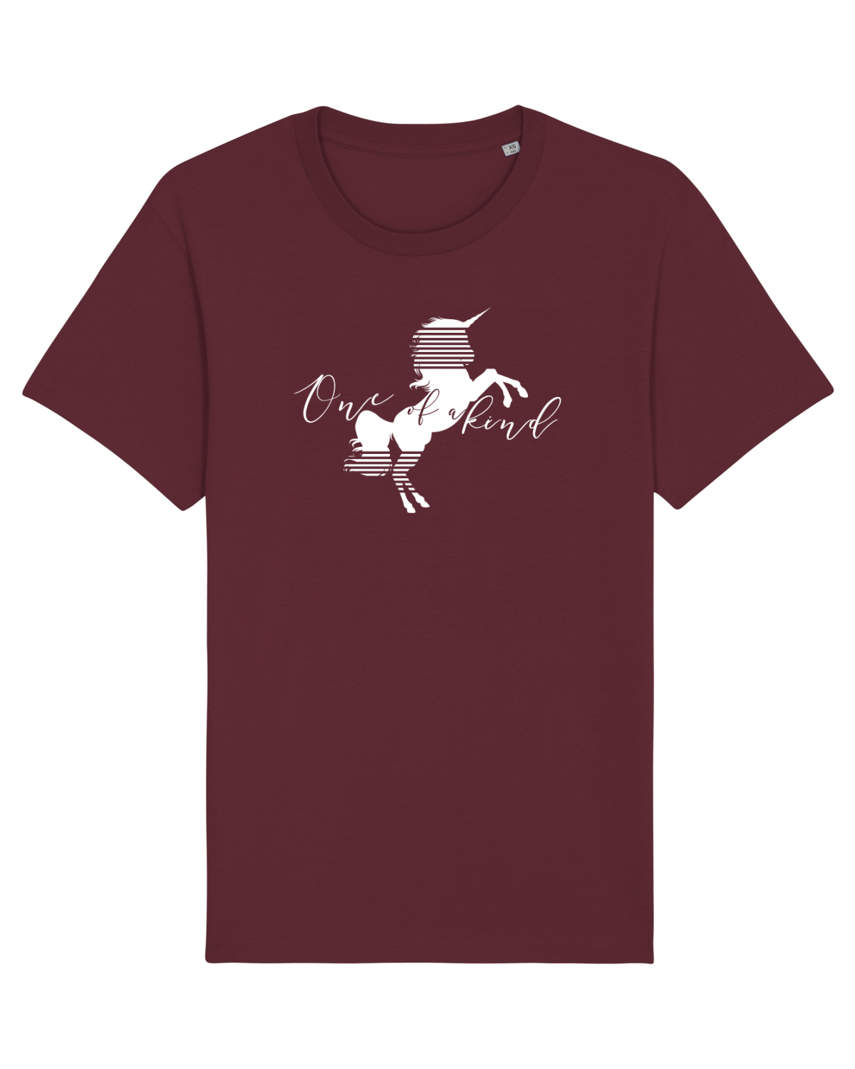 Tricou mânecă scurtă Unisex Rocker Burgundy