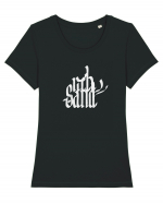 Rich Sand Tricou mânecă scurtă guler larg fitted Damă Expresser