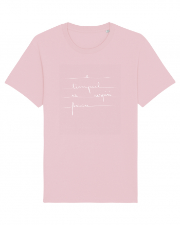 E timpul să respiri fericire Cotton Pink