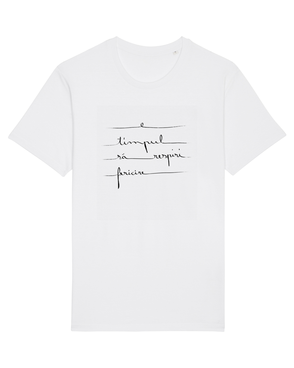 Tricou mânecă scurtă Unisex Rocker White