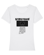 reality Tricou mânecă scurtă guler larg fitted Damă Expresser