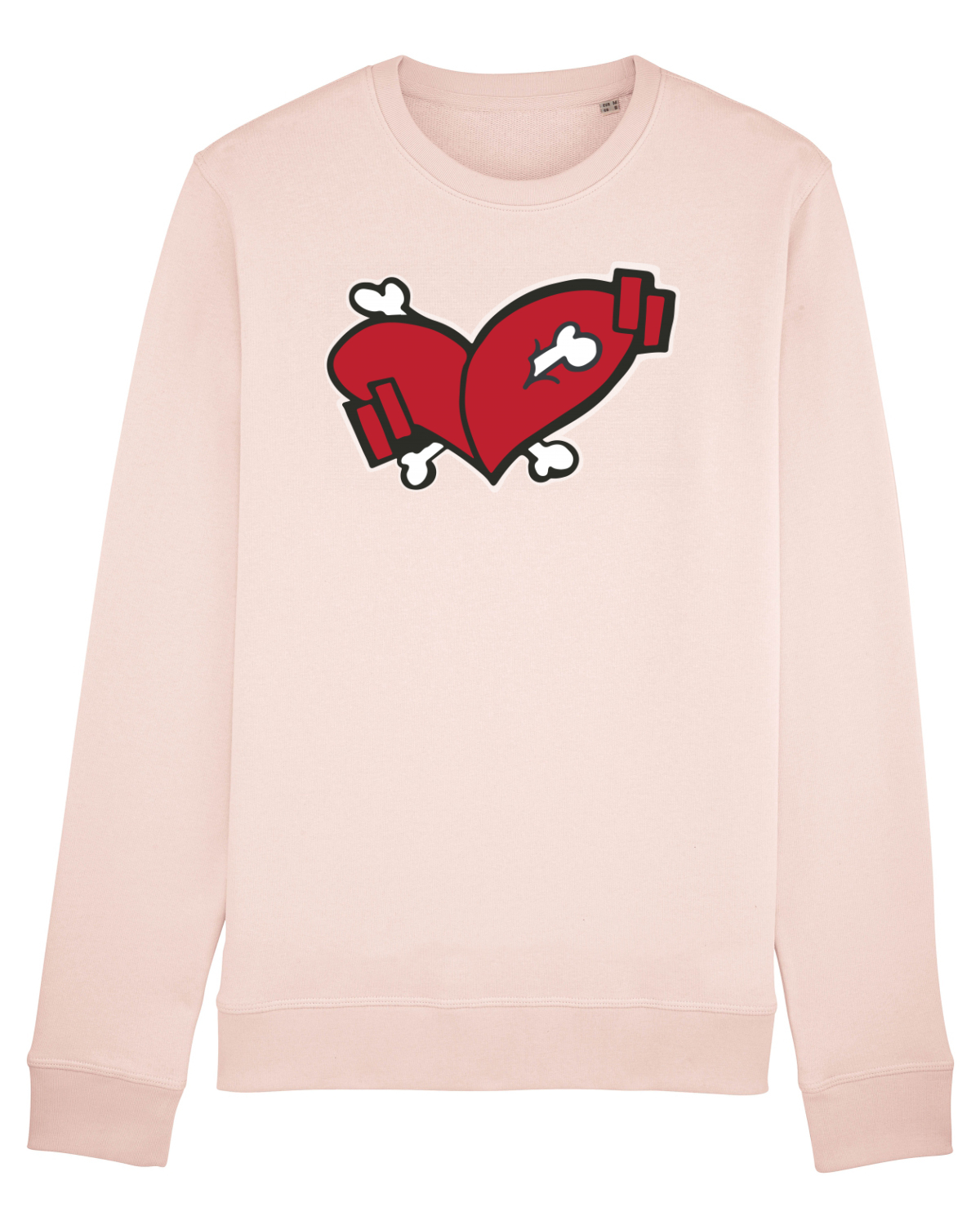 Bluză mânecă lungă Unisex Rise Candy Pink