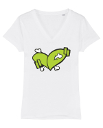 Green BONES x Wildheart Tricou mânecă scurtă guler V Damă Evoker