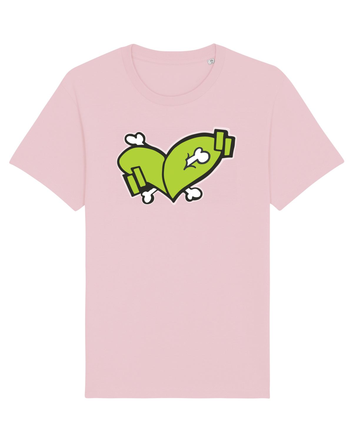 Tricou mânecă scurtă Unisex Rocker Cotton Pink