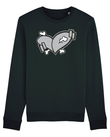 Grey BONES x Wildheart Bluză mânecă lungă Unisex Rise
