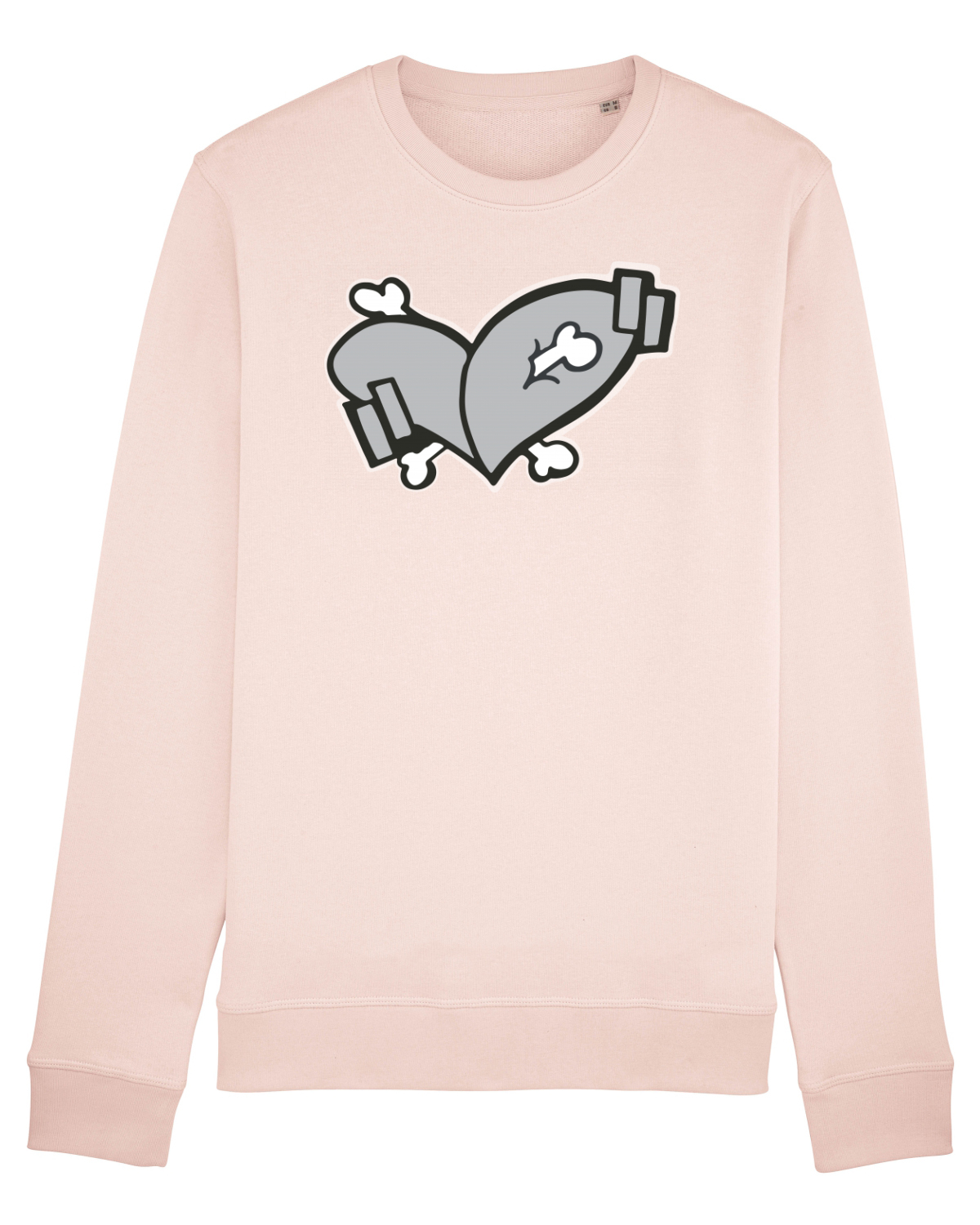 Bluză mânecă lungă Unisex Rise Candy Pink