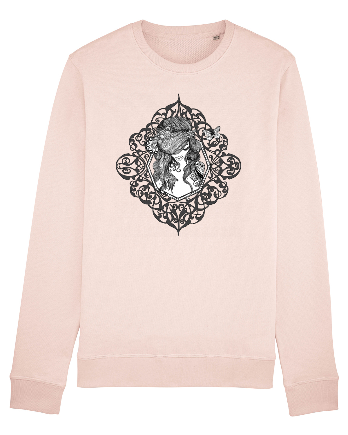 Bluză mânecă lungă Unisex Rise Candy Pink