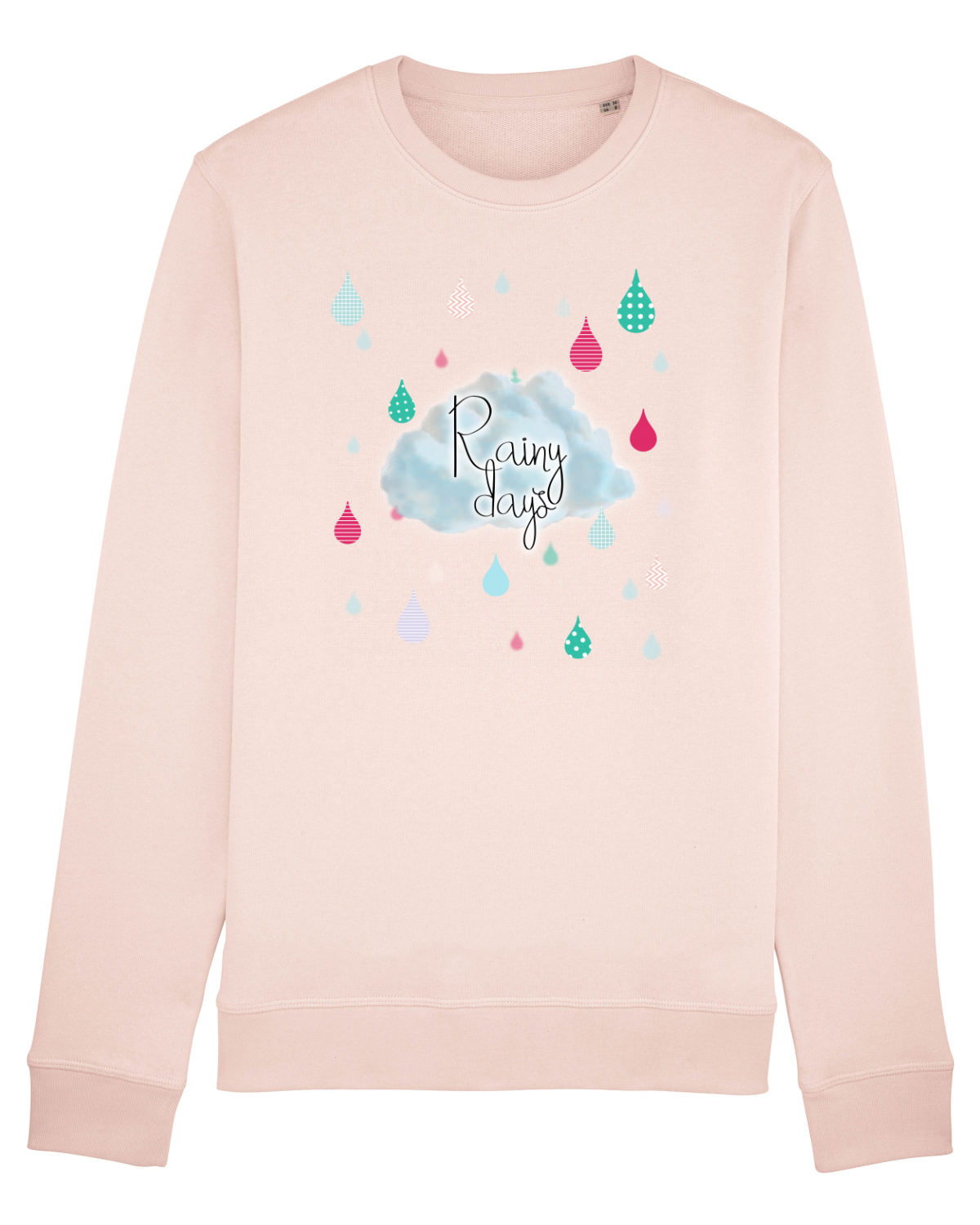Bluză mânecă lungă Unisex Rise Candy Pink
