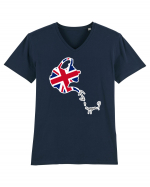 Tea in UK Tricou mânecă scurtă guler V Bărbat Presenter