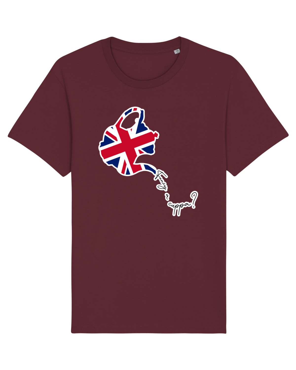 Tricou mânecă scurtă Unisex Rocker Burgundy
