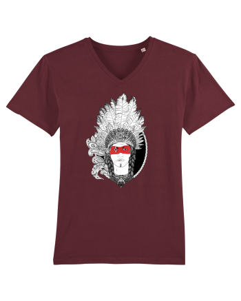 Mandala indian Burgundy