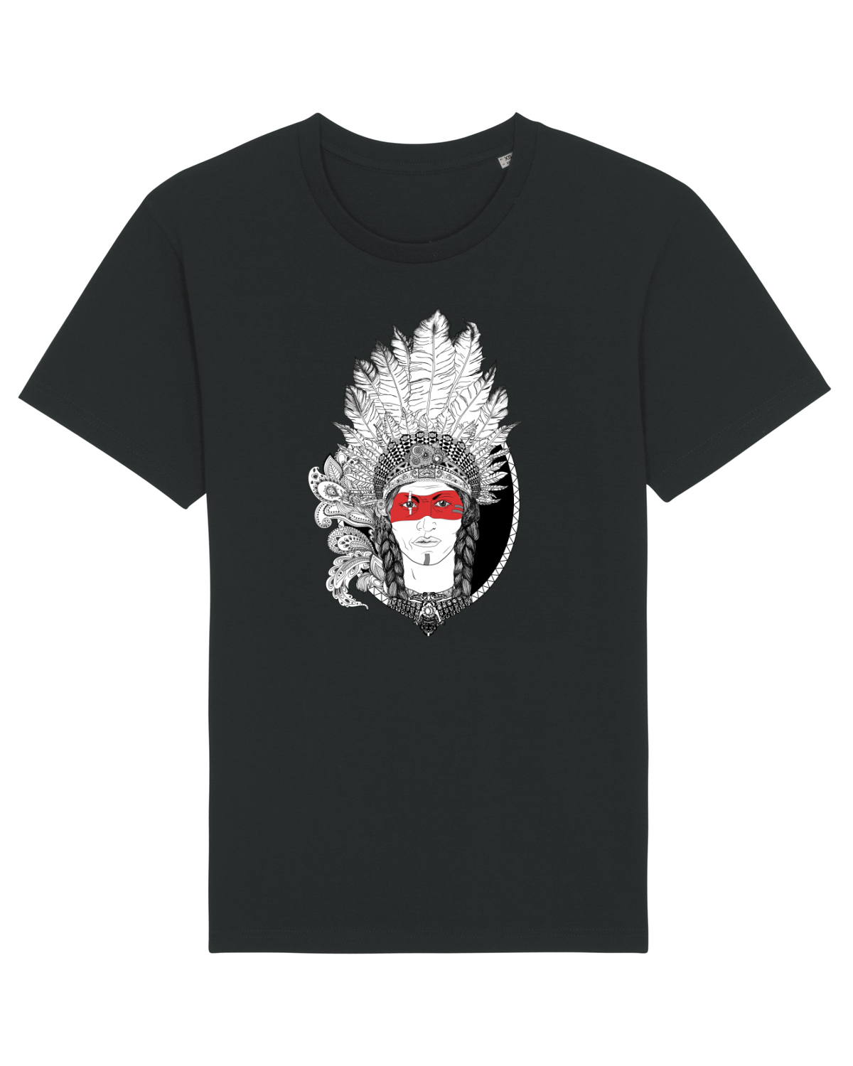 Tricou mânecă scurtă Unisex Rocker Black