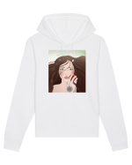 Girl with apple Hanorac Unisex Drummer