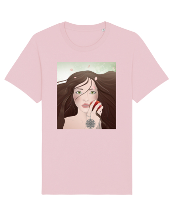 Girl with apple Cotton Pink