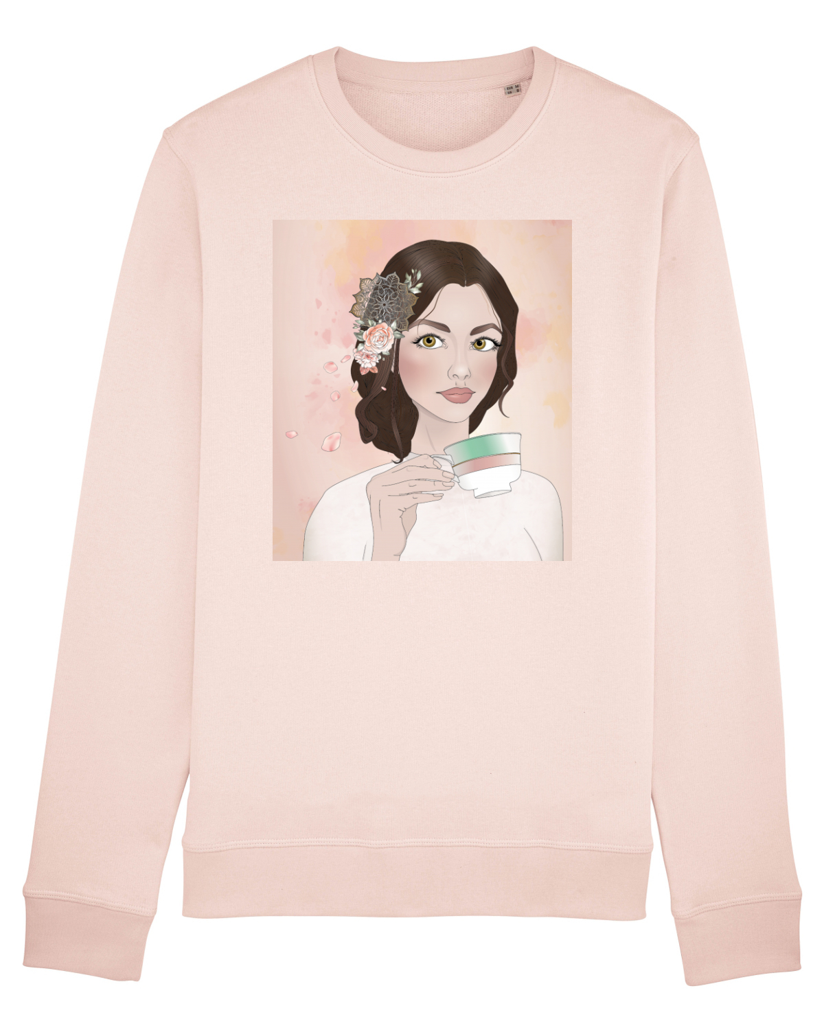 Bluză mânecă lungă Unisex Rise Candy Pink