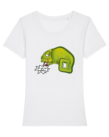 Chameleon quote White