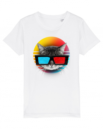 3D cat White