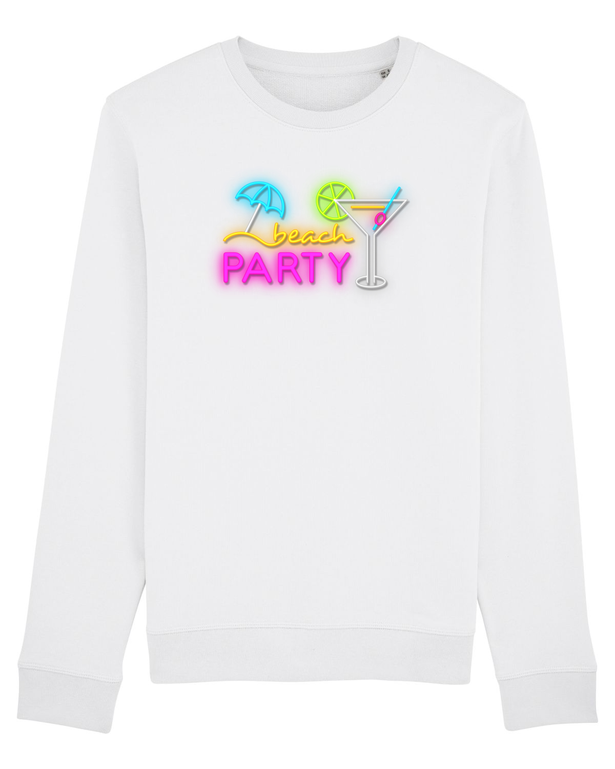 Bluză mânecă lungă Unisex Rise White