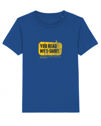 You read my t-shirt Majorelle Blue