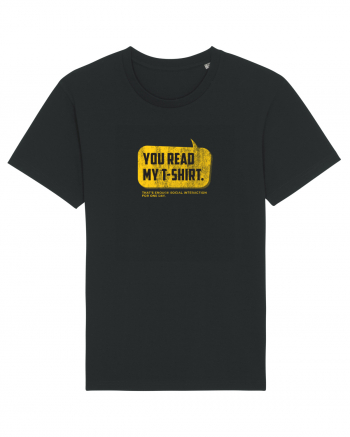 You read my t-shirt Black