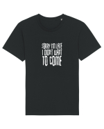 Sorry I'm late Tricou mânecă scurtă Unisex Rocker
