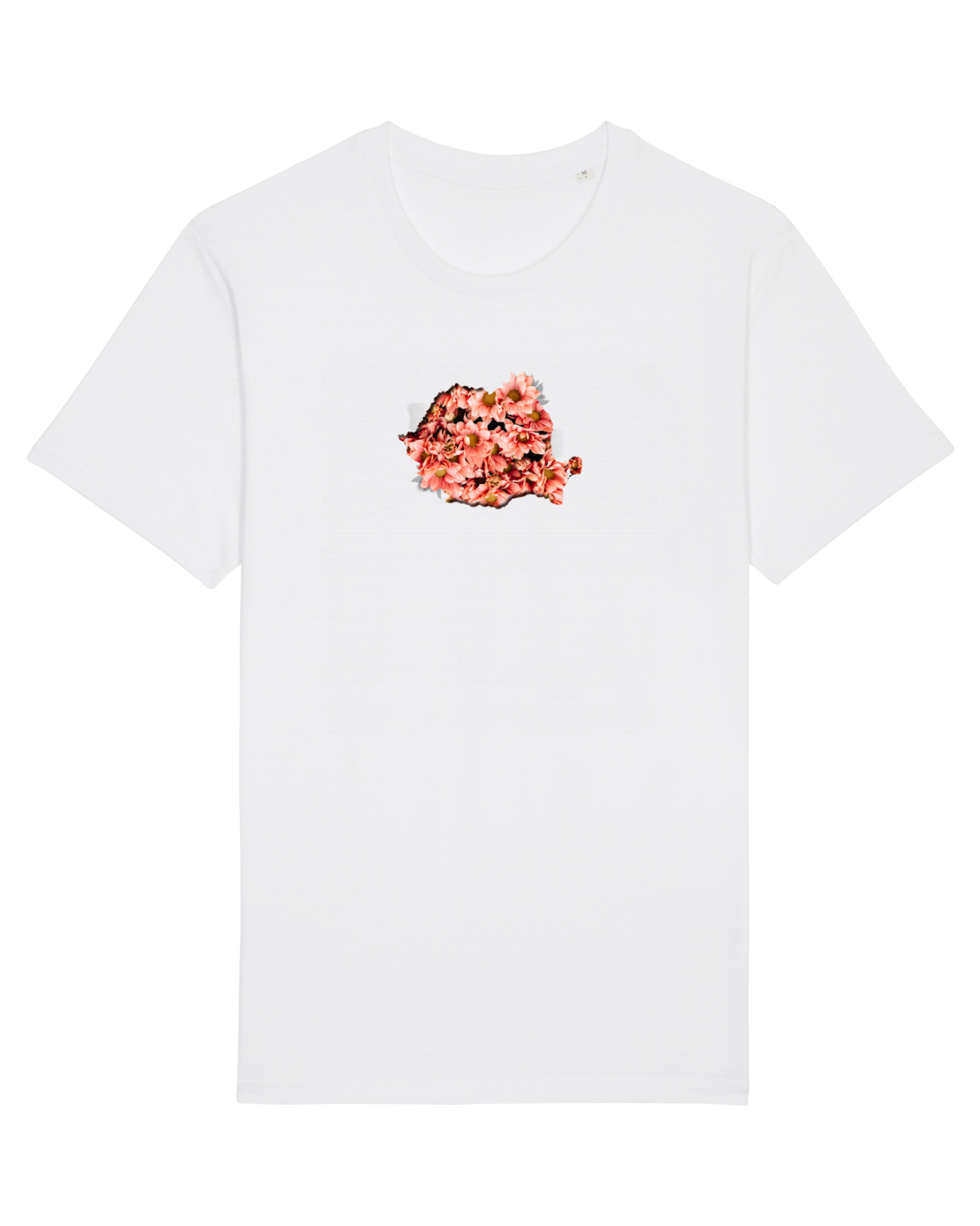 Tricou mânecă scurtă Unisex Rocker White