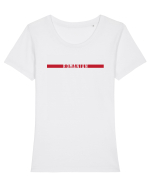 Romanian Tricou mânecă scurtă guler larg fitted Damă Expresser