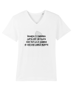 Don't give up! Tricou mânecă scurtă guler V Bărbat Presenter