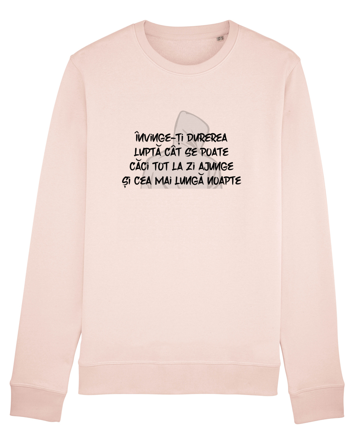 Bluză mânecă lungă Unisex Rise Candy Pink